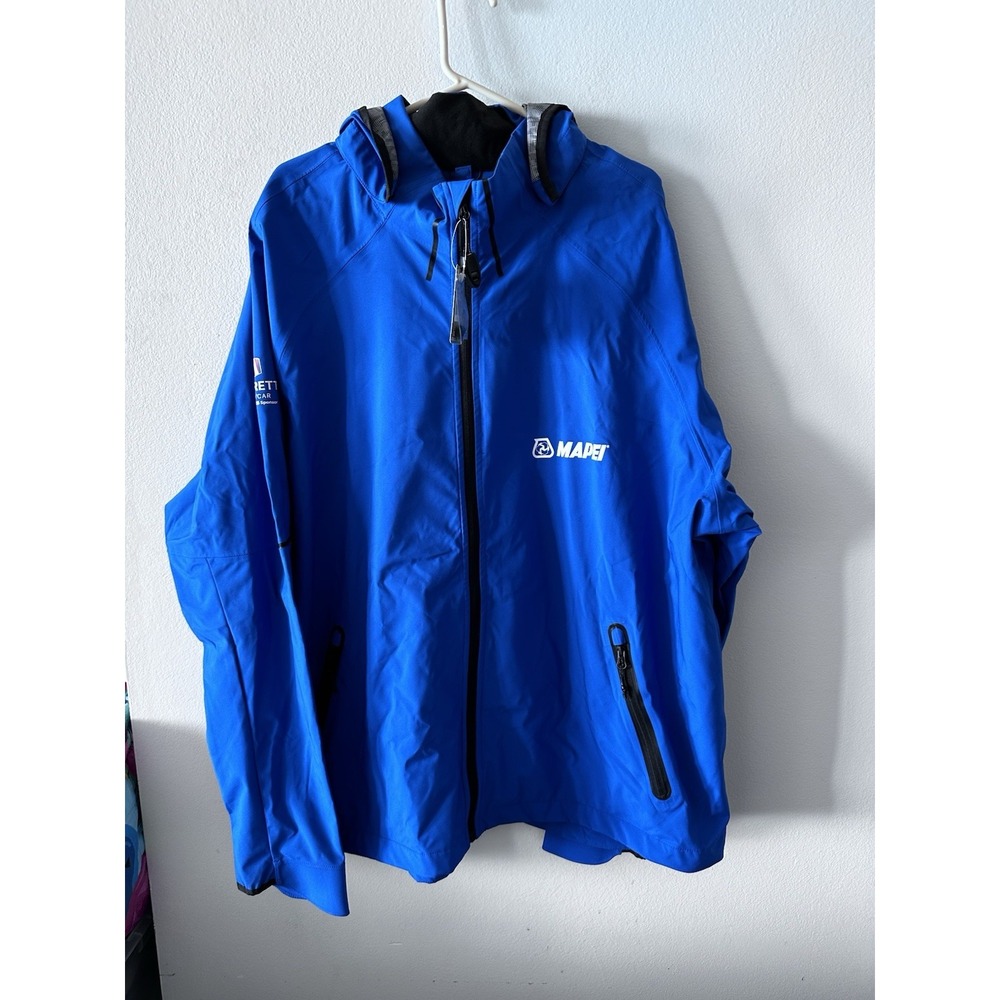 Andretti Indy Car Jacket 24/25 Sponsor Soft shell Blue Men's 4XL Trimark